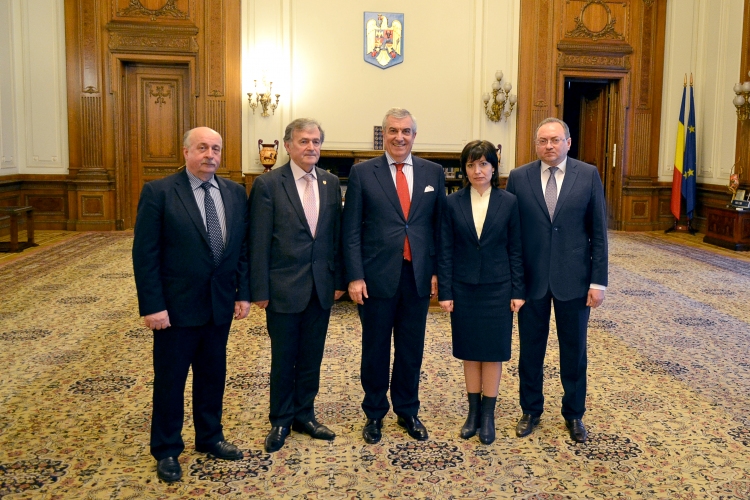 Întâlnirea dintre conducerea PLR și președintele Senatului României, dl Călin Popescu-Tăriceanu, copreședinte ALDE